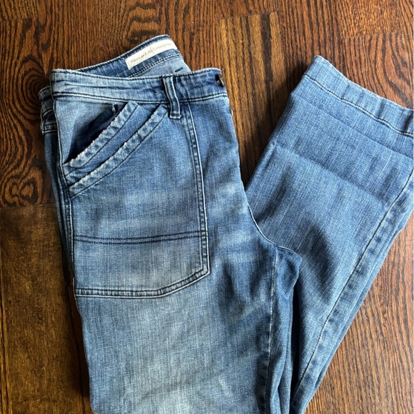 Anthropologie Pilcro Straight Mid Rise Jean Reg Wash Womens 28 - Picture 8 of 9